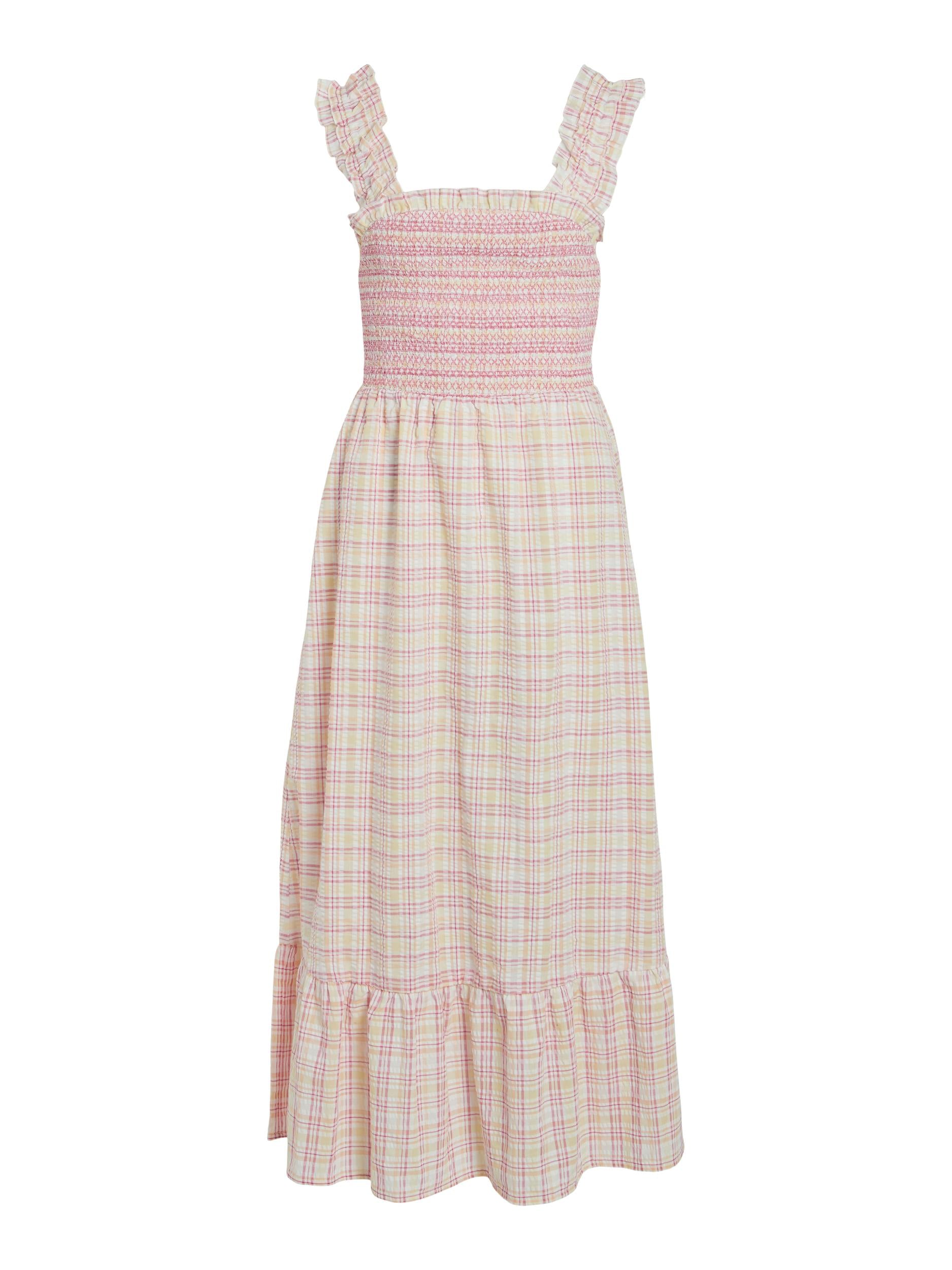 Viconelia New Smock midi kjole - Cloud Dancer